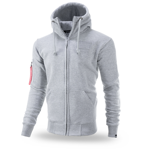Dobermans Aggressive Zip Hoodie &quot;Premium BZK260&quot; - gray