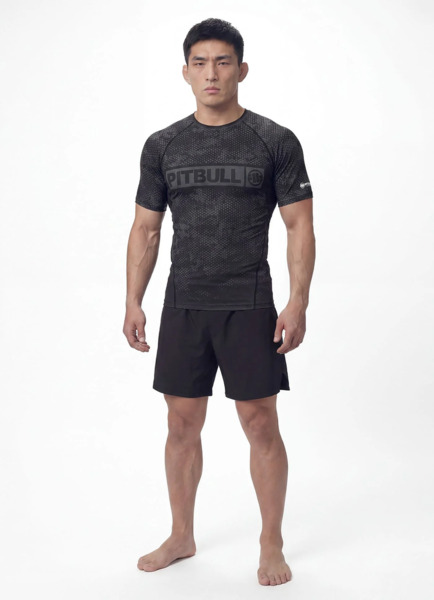 Rashguard PIT BULL "HEX CAMO HILLTOP" - oliwkowy