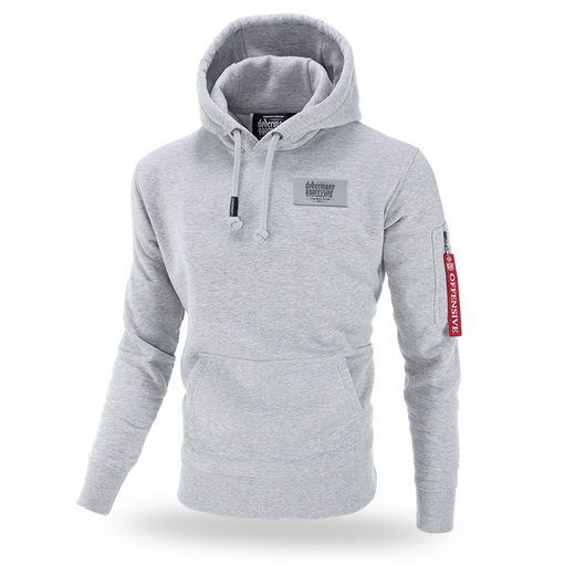 Dobermans Aggressive Hoodie "Effort Performance BKK261" - gray