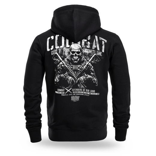 Dobermans Aggressive "COMBAT BZ404" Zip-Up Hoodie - Black