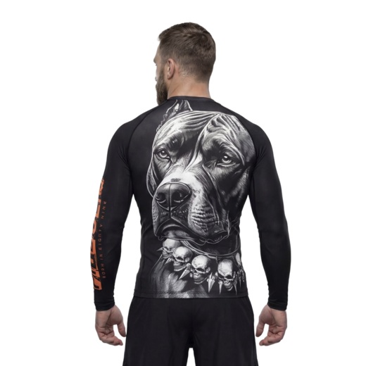 Rashguard longsleeve PIT BULL "BLACKY"