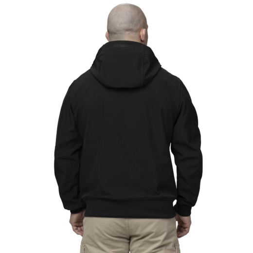PIT BULL "ROSCOE" Hooded Softshell Jacket - Black