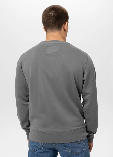 Bluza męska PIT BULL Washed "Lancaster II" - szara