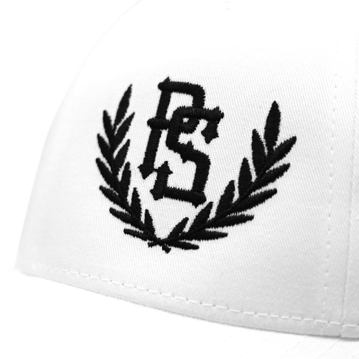 Pretorian &quot;PS&quot; Snapback Cap - White