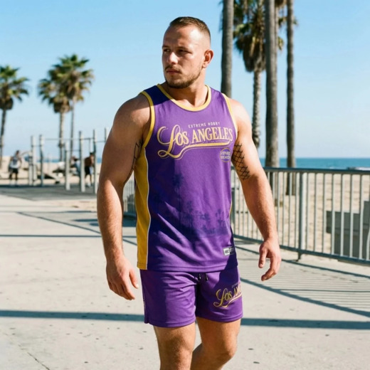 Tank top koszykarski męski Extreme Hobby | LOS ANGELES