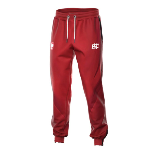 Extreme Hobby "POLSKA ULTIMATE" Men's Polyester Sweatpants - Red