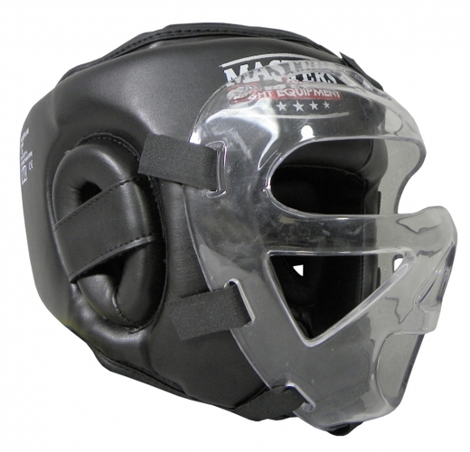 Kask bokserski z maską Masters KSSPU-M czarny