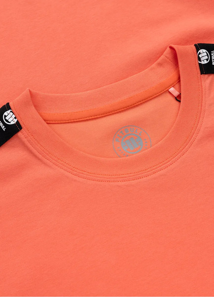 Koszulka męska PIT BULL "TAPE NUGGET" - łososiowa