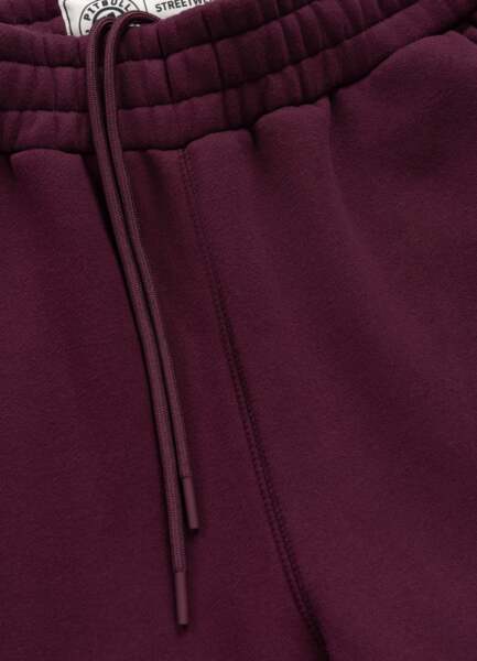 Spodnie damskie dresowe PIT BULL "TULLA" - wiśniowy