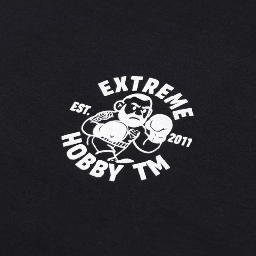 Koszulka T-shirt męski Extreme Hobby "TRAIN HARD" - czarny