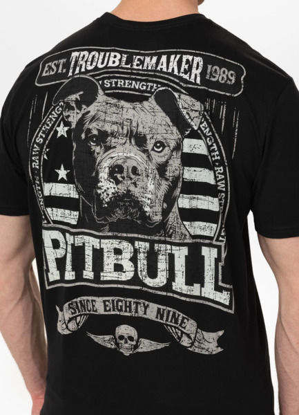 Koszulka PIT BULL "TROUBLEMAKER" - czarny