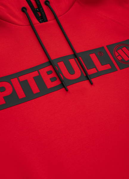 Bluza PIT BULL "Falcon Hilltop" z kapturem - czerwona