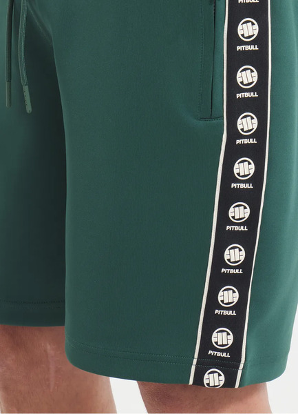Spodenki szorty dresowe PIT BULL "POWERS" - zielone