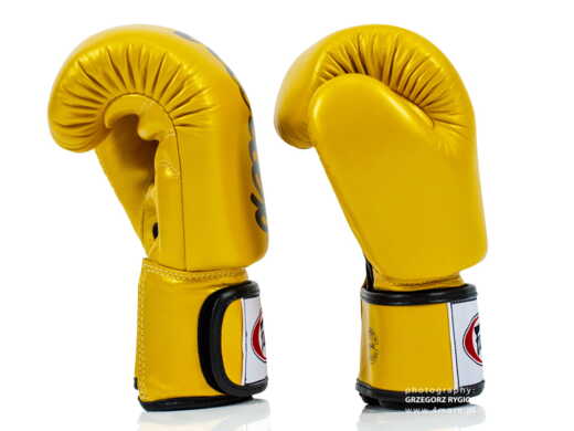 RĘKAWICE BOKSERSKIE FAIRTEX BGV19 (gold) "K"