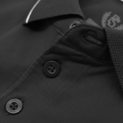 Koszulka polo damska Pretorian Line "PS" - czarna