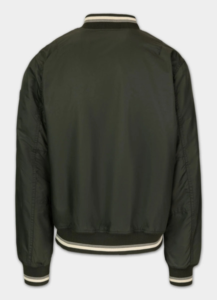 Kurtka przejściowa bejsbolówka PIT BULL "DETROIT" - ciemny zielony