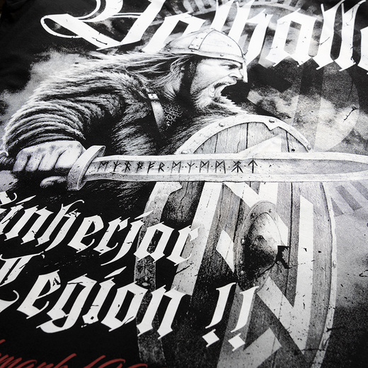 Koszulka T-shirt Dobermans Aggressive "EINHERJAR LEGION TS421" - zielona