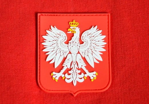 Aquila &quot;Polska&quot; zip up hoodie - red