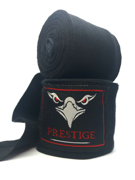 Bandaż bokserski owijki Prestige 3m - czarne