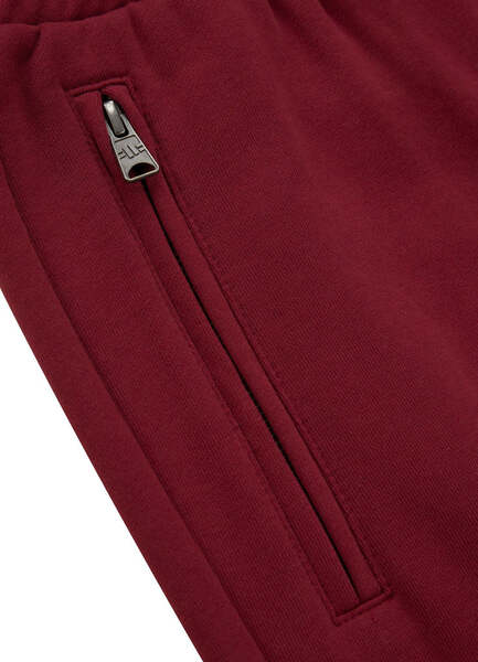 Spodnie dresowe PIT BULL "TERRY EVERTS" - bordowy