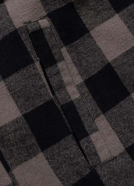 PIT BULL "PIONEER II" Flannel Hooded Jacket - Taupe