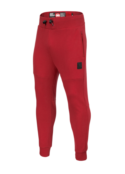 Spodnie dresowe PIT BULL "Alcorn" '21 - czerwone