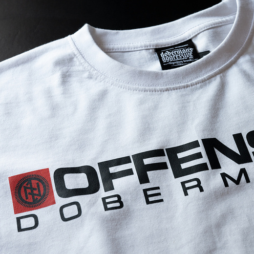Koszulka T-shirt Dobermans Aggressive "CLASSIC SUN" TS349 - biała