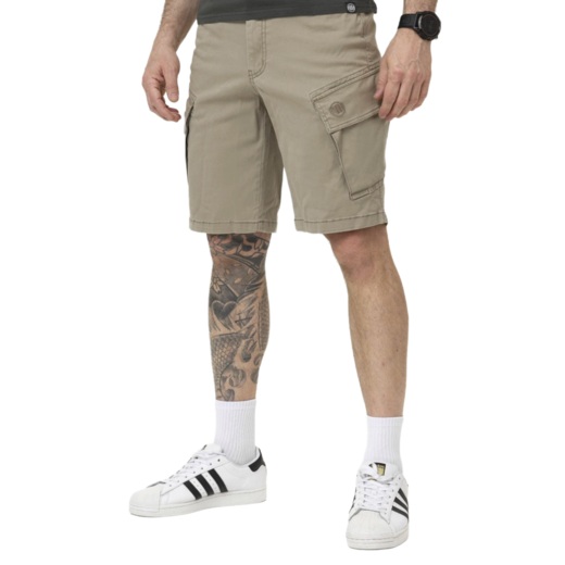 Szorty męskie bojówki PIT BULL "SCOTT" - jasny piaskowy