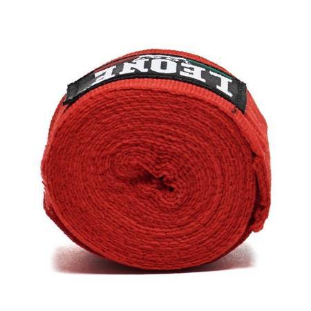 Boxing bandage wraps 4.5 m Leone - red