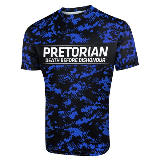 Sports T-shirt MESH short sleeve Pretorian &quot;Blue Camo&quot;