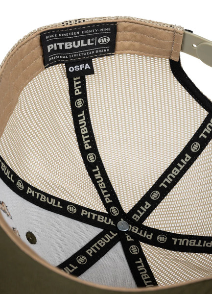 Czapka z daszkiem PIT BULL NORTON Snapback - oliwkowy