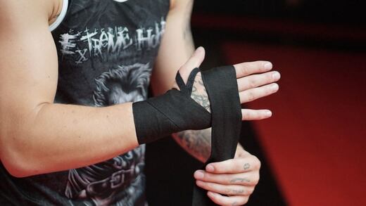 Boxing bandage 4m Bushido wraps - black