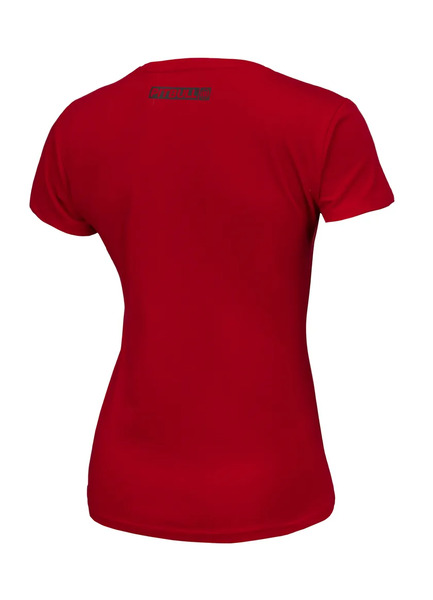 Koszulka damska PIT BULL " Hilltop" - czerwona