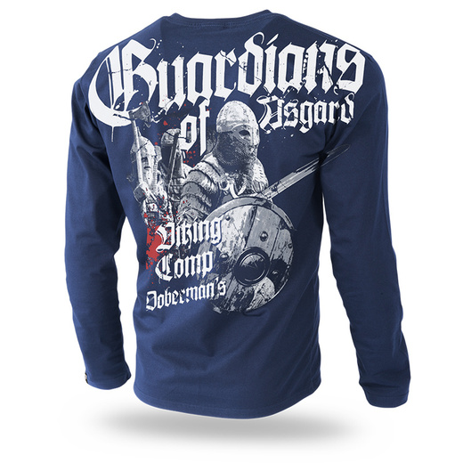 Longsleeve Dobermans Aggressive "GUARDIANS OF ASGARD" LS197" - granatowy