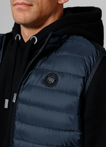 PIT BULL "LANCESTER" Sleeveless Vest - navy blue