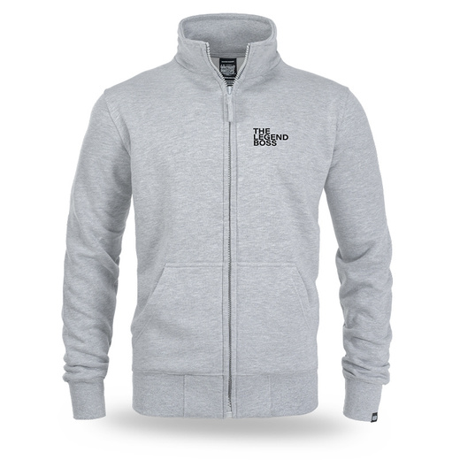 Dobermans Aggressive &quot;MOUTH BCZ391&quot; Zip-Up Sweatshirt - Gray