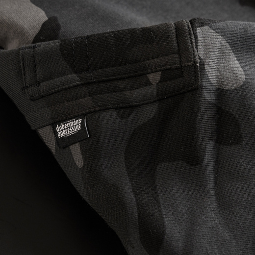 Bluza z kapturem Dobermans Aggressive "BASIC LOGO BKK357" - moro
