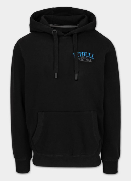 Bluza męska z kapturem PIT BULL "MIDNIGHT" - czarny