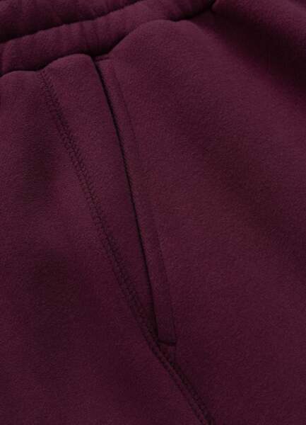 Spodnie damskie dresowe PIT BULL "TULLA" - wiśniowy