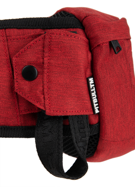 Saszetka nerka PIT BULL "R" czerwona