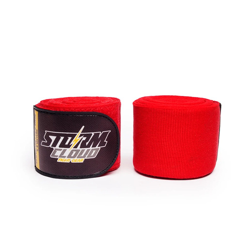 StormCloud HWX-R PREMIUM boxing bandage wraps 4.5 m - red