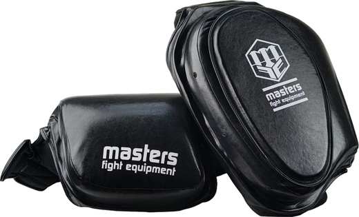 Fairtex TP3 Thigh Shields (black/white) Pair - 2 PCS