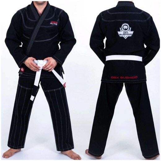 Kimono / GI do treningu BJJ - DBX ELITE + Pas - czarne
