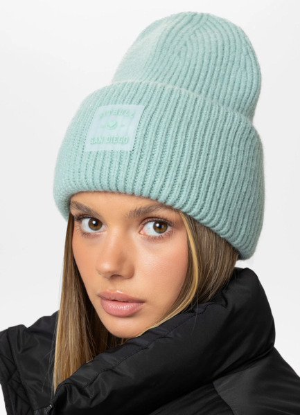 Czapka zimowa PIT BULL "LOVE PB" - miętowy