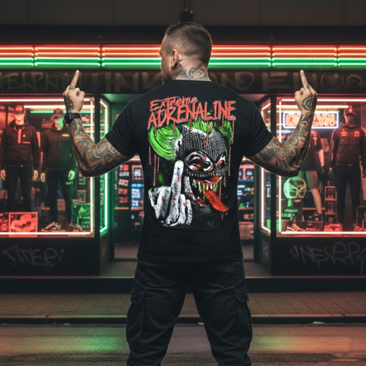 Extreme Adrenaline "Psycho Clown" T-shirt