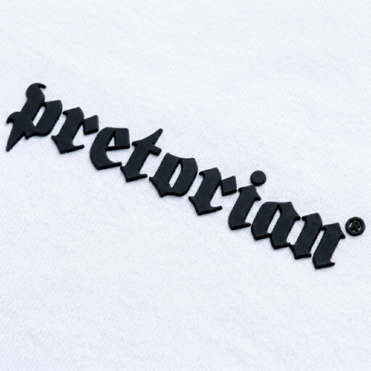 Koszulka Pretorian Ringer "Logo" 3D - biała
