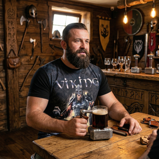"Viking in armor" HD T-shirt