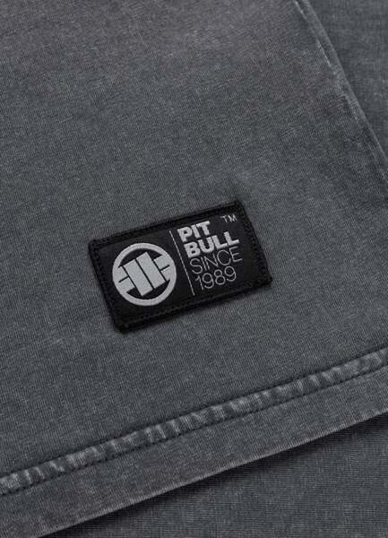 PIT BULL Washed JIU-JITSU FIGHT DVSN T-shirt - graphite