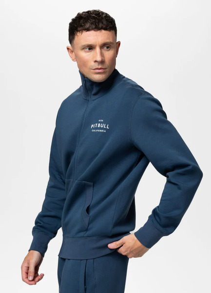 PIT BULL "SAMPSON" Zip-Up Sweatshirt - Navy Blue