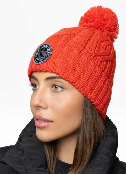 PIT BULL &quot;Snow Crew&quot; Women&#39;s Winter Hat - Red